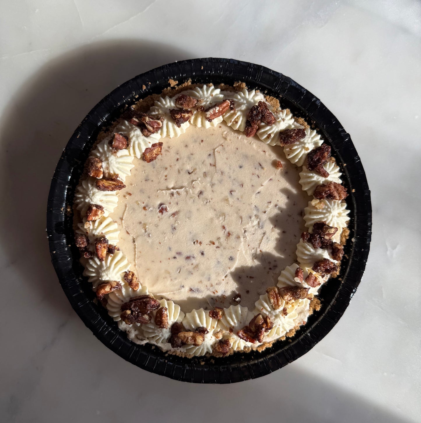Pecan Praline Ice Cream Pie