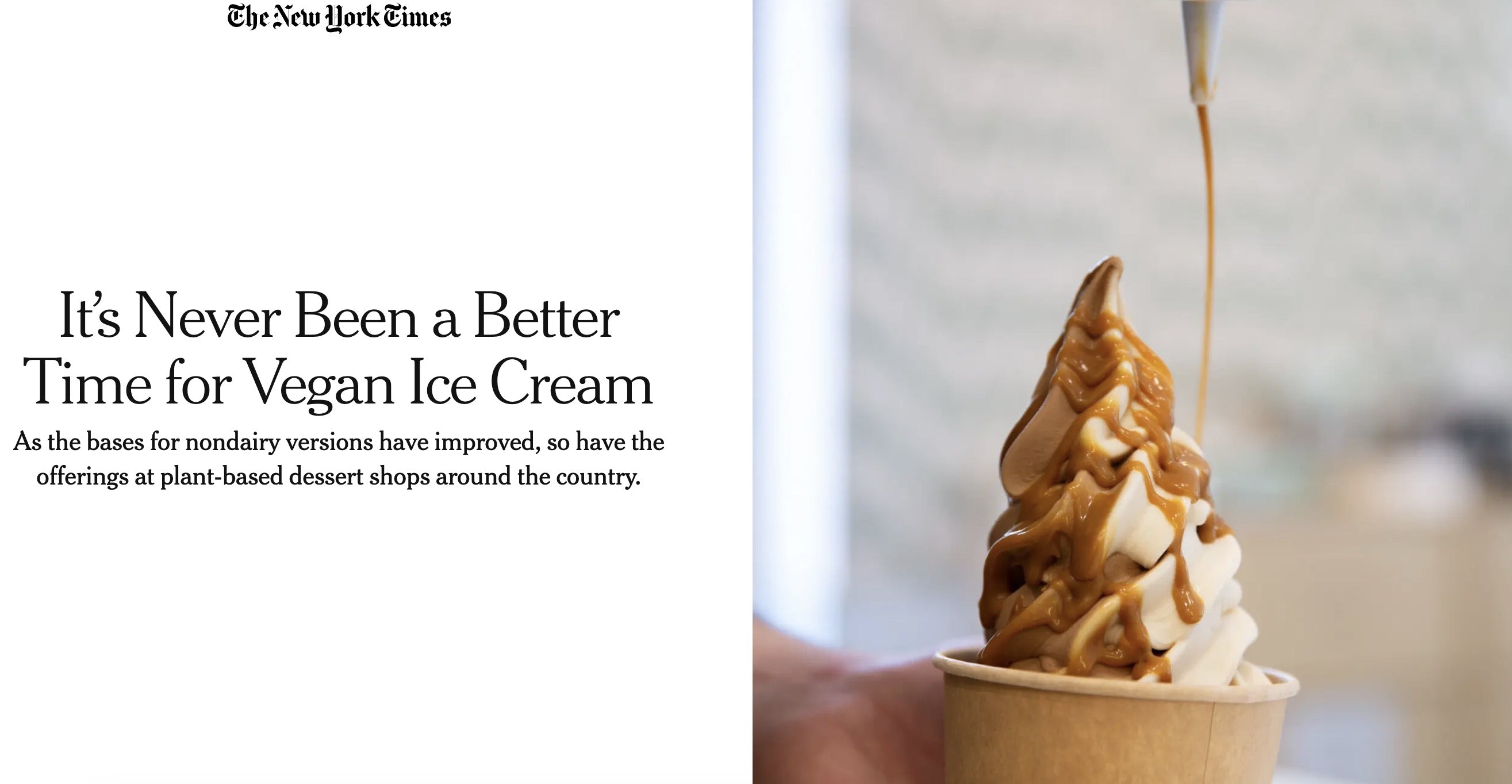 It's never been a better time for vegan ice cream
